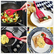 Load image into Gallery viewer, LMA Kitchen &amp; Dining 10 Piece Silicone Kitchen Utensil Set &amp; Storage Base
