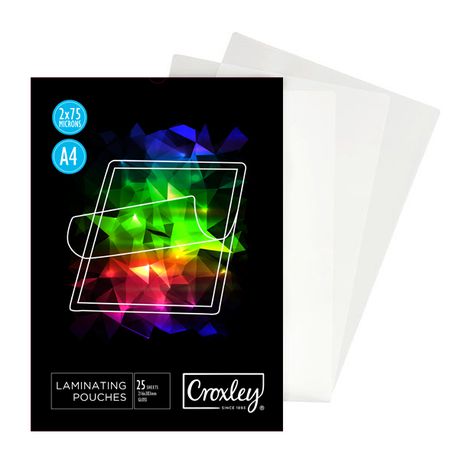 Croxley Laminating Pouches 25 Sheets