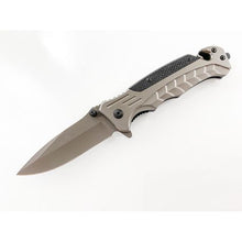 Load image into Gallery viewer, FA46 Titanium finish sharp Blade Tactical Folding Knife
