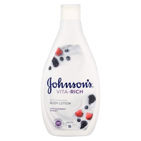 Johnson's Body Lotion, Vita-Rich, Replenishing, 400ml x 6
