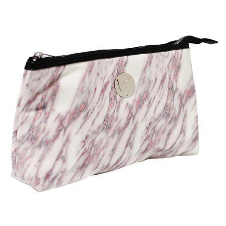 Butterfly Cosmetic Case - Marble Moments Rose (26x6x15cm)