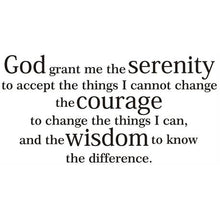 Load image into Gallery viewer, Fantastick - Serenity Prayer Vinyl Wall Poetry
