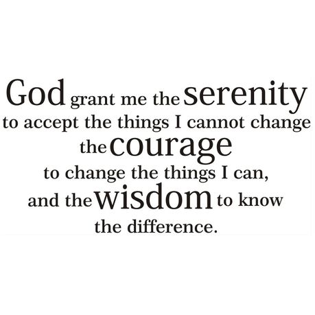 Fantastick - Serenity Prayer Vinyl Wall Poetry