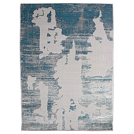 Gabardin Turkish Carpet Machine Made 150 x 230 Model 8040A Y.BLUE / GREY