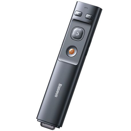 Baseus Orange Dot Series Wireless Presenter (Red Laser) - USB Type-C+TypeA Buy Online in Zimbabwe thedailysale.shop