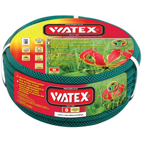 Watex 6 Year Garden Hose Pipe -12mm x 20m Buy Online in Zimbabwe thedailysale.shop