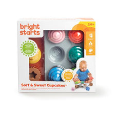 Load image into Gallery viewer, Bright Starts Sort &amp; Sweet Cupcakes Shape Sorting Activity Toy
