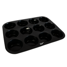 Load image into Gallery viewer, ALTA Silicone 12 Cup Muffin Pan - Black
