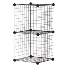 Load image into Gallery viewer, Gretmol Modular Wire Storage Cubes - Black
