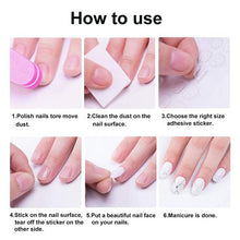 Load image into Gallery viewer, 20 Sheets Double-Side Nail Adhesive Tabs Nail Glue Stickers
