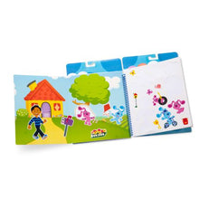 Load image into Gallery viewer, Melissa &amp; Doug Blues Clues &amp; You Reusable Sticker Pad - Places Blue Loves
