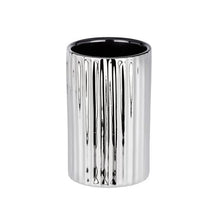 Load image into Gallery viewer, Wenko - Toothbrush Tumbler - Polaris Range - Silver Riff - Ceramic
