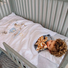 Load image into Gallery viewer, Babes &amp; Kids - African Safari Cot Duvet Set -Egyptian Cotton
