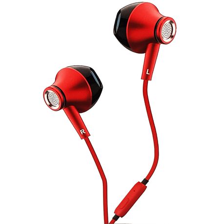 KIN K97 Metal Shell Bass Earphone with Mic - Red Buy Online in Zimbabwe thedailysale.shop