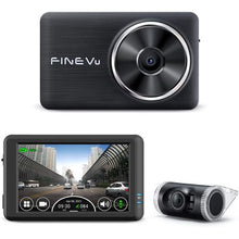 Load image into Gallery viewer, FINEVU LX2000 Dash Cam, Front and Rear Full HD 1080P, 3.5” Touch Screen LCD
