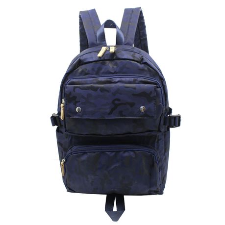 Blackchilli Multi Pocket Backpack-Navy Camo Buy Online in Zimbabwe thedailysale.shop