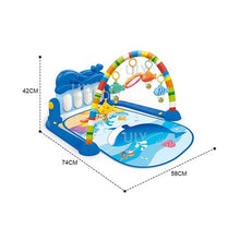 Load image into Gallery viewer, Baby Play Mat, Activity Gym, Play Piano, Music &amp; Lights, Tummy Time
