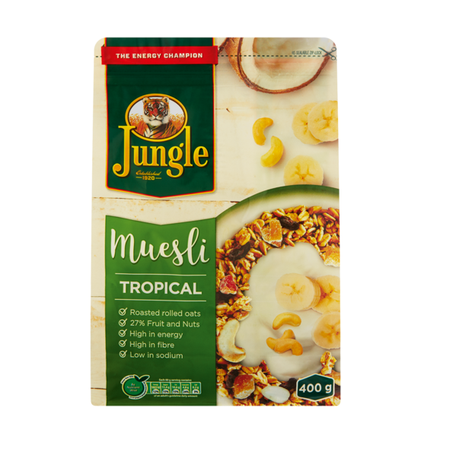 Jungle Tropical Muesli 400g Buy Online in Zimbabwe thedailysale.shop