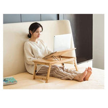 Load image into Gallery viewer, Laptop Desk Folding Wood 55cm
