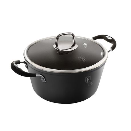 Berlinger Haus 20cm Oven Safe Casserole with Lid - Black Professional Buy Online in Zimbabwe thedailysale.shop