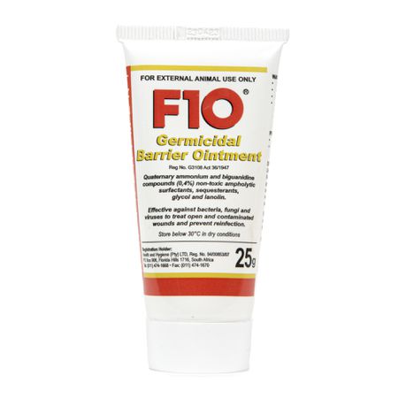 F10 Germicidal Barrier Ointment - 25g Buy Online in Zimbabwe thedailysale.shop