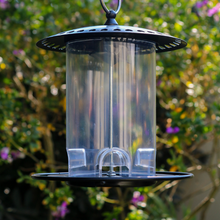 Load image into Gallery viewer, Waterhouse Heart Metal Bird Feeder - Black
