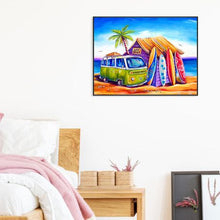Load image into Gallery viewer, Diamond Painting DIY Kit, Round diamonds, 40x30cm- Surf Shack
