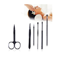 Load image into Gallery viewer, 12 Piece Quality Manicure &amp; Pedicure Set Nail Clipper Kit - Black
