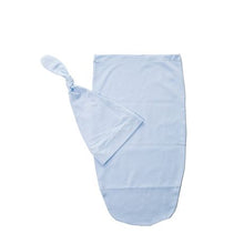 Load image into Gallery viewer, All Heart Blue Baby Swaddle With Matching Hat
