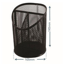 Load image into Gallery viewer, SDS: M100 Wire Mesh Metal Pen Holder Black

