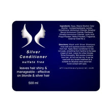 Load image into Gallery viewer, African Beauty Secret Silver Conditioner Sulfate Free 500 ml

