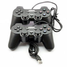Load image into Gallery viewer, KT&amp;SA USB Twin Doubleshock Gamepad FOR Laptop Desktop Computer
