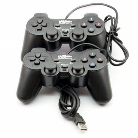 KT&SA USB Twin Doubleshock Gamepad FOR Laptop Desktop Computer