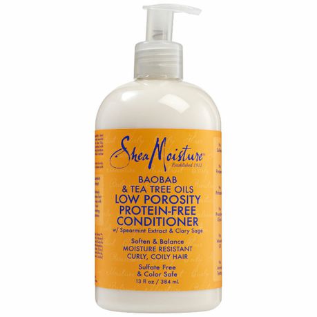 SheaMoisture Baobab & Tea Tree Oils Low Porosity Protein-Free Conditioner