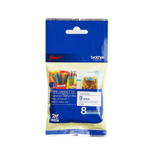 Load image into Gallery viewer, Brother M-K223 Blue on White Non-Laminated Tape 9mm
