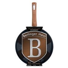 Load image into Gallery viewer, Berlinger Haus 26cm Marble Coating Flip Frypan - Rose Gold Metallic Line
