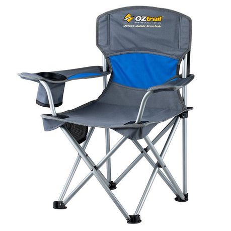 Oztrail Junior Deluxe Arm Chair -  Blue Buy Online in Zimbabwe thedailysale.shop