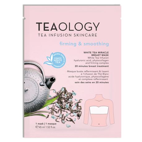 Teaology White Tea Miracle Breast Mask Firming & Soothing 45ml Buy Online in Zimbabwe thedailysale.shop