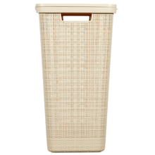 Load image into Gallery viewer, Curver by Keter - Jute Laundry Hamper Oasis White
