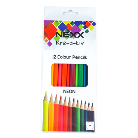 NEXX Kre-A-Tiv Neon Colour Pencils Buy Online in Zimbabwe thedailysale.shop