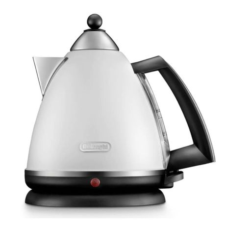 Delonghi Argento Kettle White - KBX2016.W1