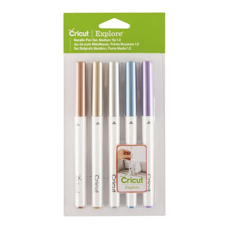 Cricut Explore/Maker Medium Point Pen Set - Metallic (5 Pack) Buy Online in Zimbabwe thedailysale.shop