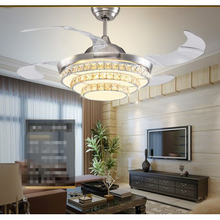 Load image into Gallery viewer, Retractable Blade Ceiling Fan With Remote
