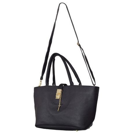 Urban Muse Metro Floppy Tote [Black & Gold] Buy Online in Zimbabwe thedailysale.shop