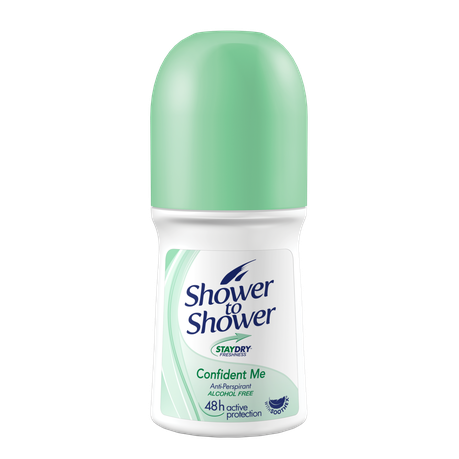 Shower to Shower Roll-on 50ml Confident Me Buy Online in Zimbabwe thedailysale.shop