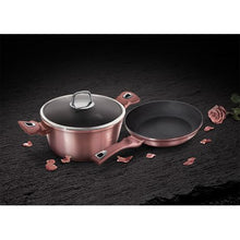 Load image into Gallery viewer, Berlinger Haus 3 Piece Marble Coating Cookware Set - iRose Edition
