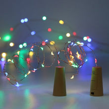 Load image into Gallery viewer, Wine Bottle Cork Flexible Wire LED String Lights
