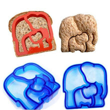 Load image into Gallery viewer, 11 Piece Sandwich Bread Crust Kids Cookie Cutter Molds

