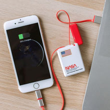 Load image into Gallery viewer, NASA 3-in-1 Retractable Charging Cable
