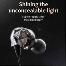 Load image into Gallery viewer, QKZ AK2 Sport Headphone with Mic In Ear Diamond Fuselage Earphone
